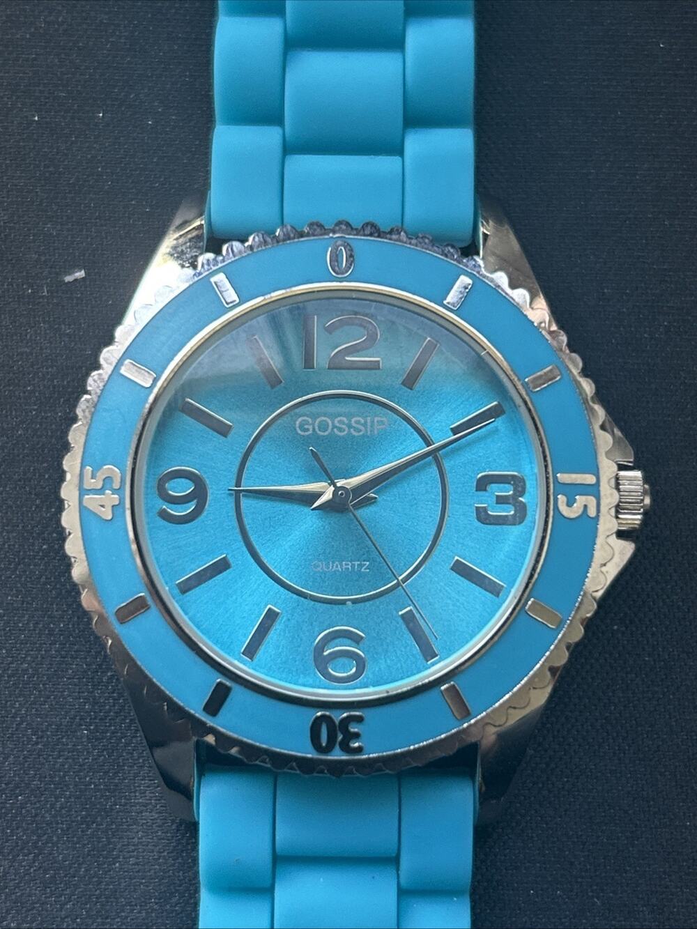 Gossip Blue Dial Bezel And Band Women’s Quartz Watch